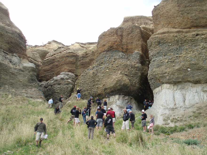 Fluvial conglomerate, Cape Palliser, North Island, New Zealand