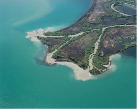 High-energy, modern coastal sedimentation, Boulder bank, Nelson Harbour, South Island New Zealand.