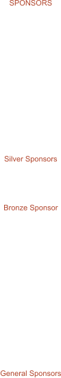 SPONSORS                Silver Sponsors     Bronze Sponsor                 General Sponsors